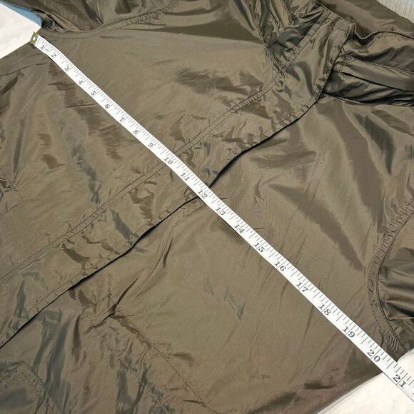 Carly Jean Los Angeles Rain Coat Jacket Shell Windbreaker with Hood Long Adjusta - Picture 9 of 11